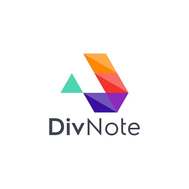 抽象三角形标志logo