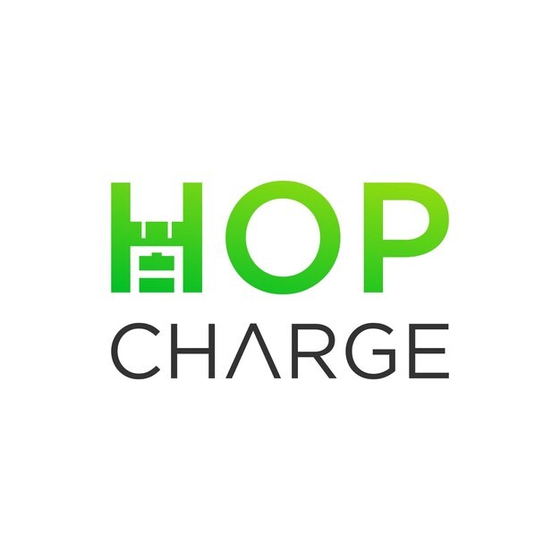 充电电池hop标志logo