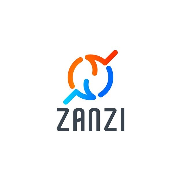 现代抽象科技标志logo