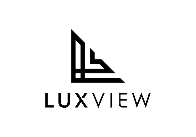 抽象科技三角标志logo