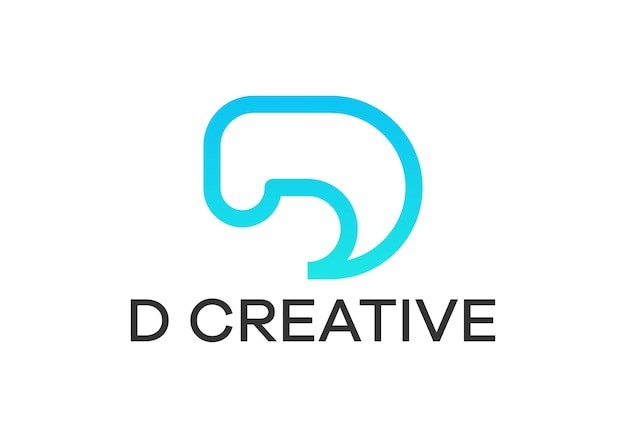 字母d标志logo