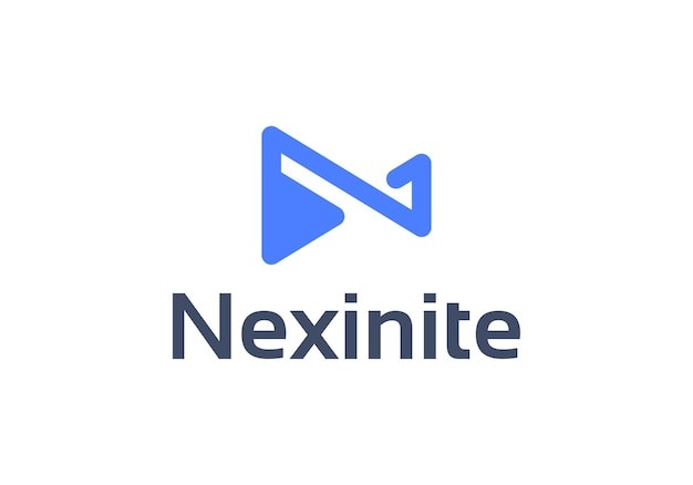 字母n无限符号标志logo