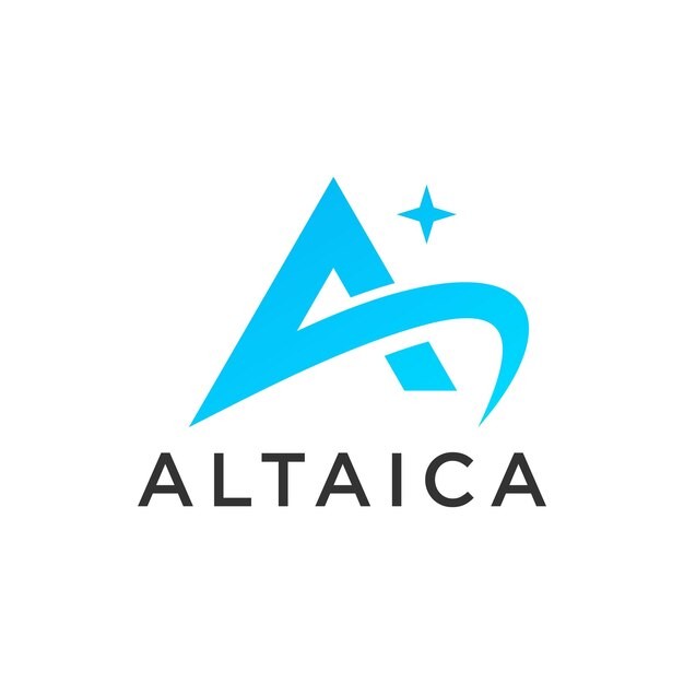 字母a星星标志logo