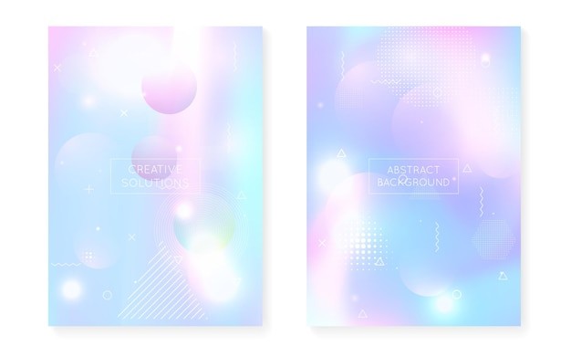 渐变全息抽象背景