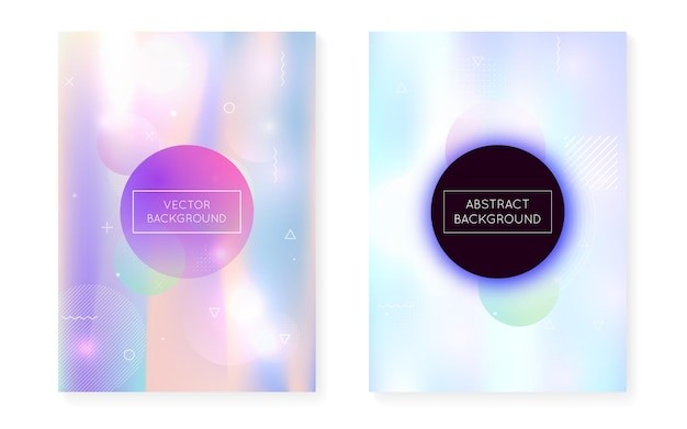 渐变全息抽象背景