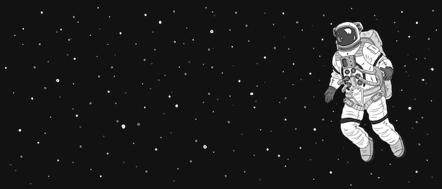 太空宇航员背景