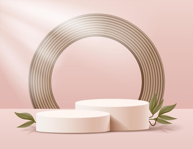 华丽产品展台背景