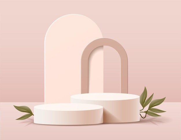 华丽产品展台背景