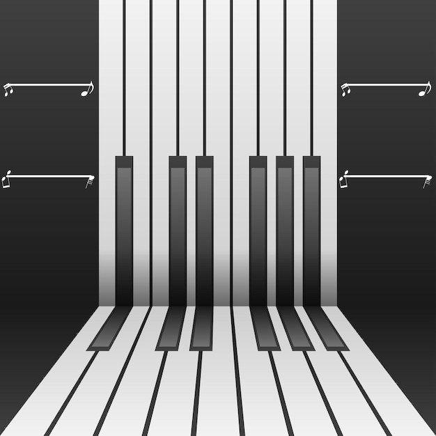琴键钢琴背景