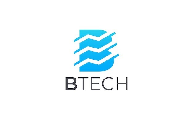 字母b科技标志logo