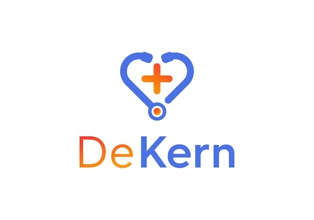 医疗诊所听诊器标志logo