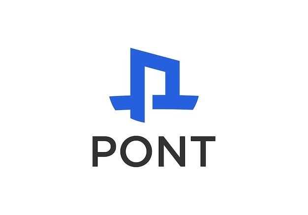 字母p建筑标志logo