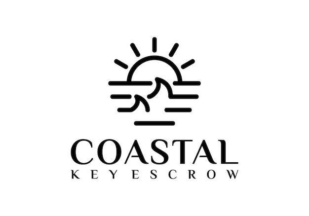 大海波浪日出太阳标志logo