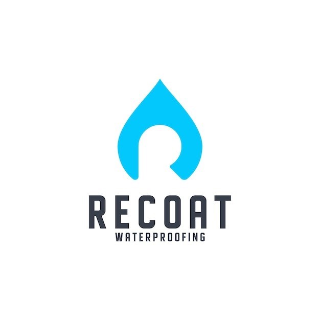 字母r水滴标志logo