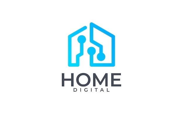 科技房屋建筑标志logo