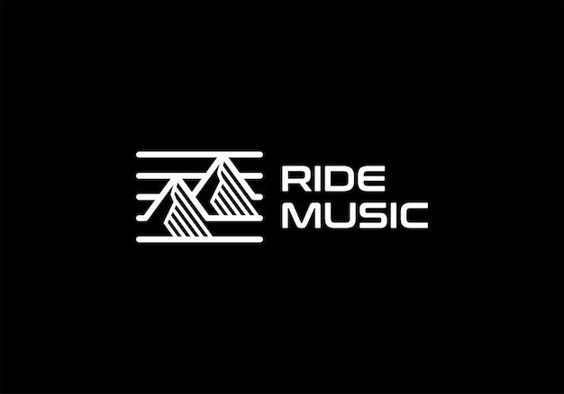 音乐波形标志logo