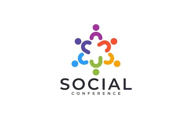 社区会议标志logo