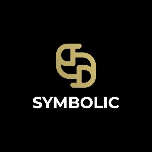 字母s抽象标志logo