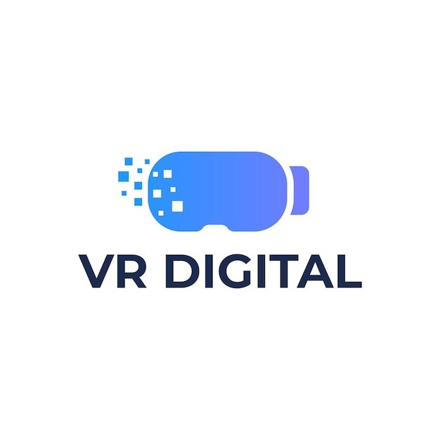 vr数码标志logo