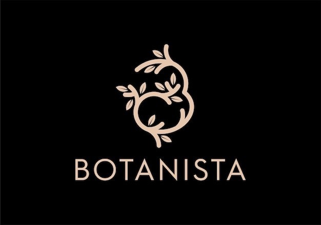 植物园藤蔓标志logo