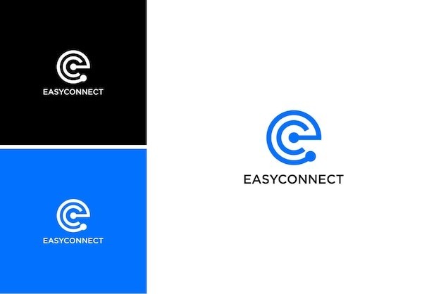 字母e科技标志logo