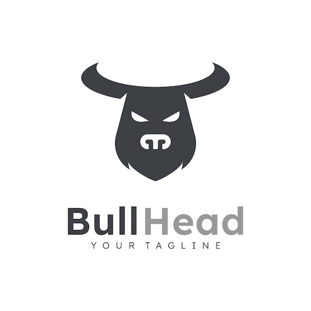 牛头牛角标志logo