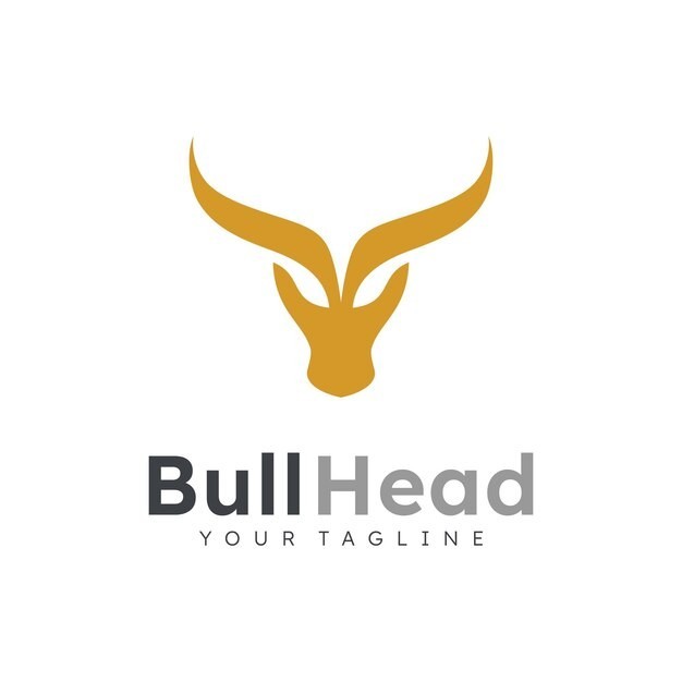 牛头牛角标志logo