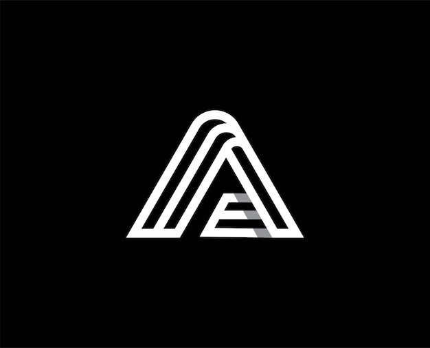 字母a抽象标志logo