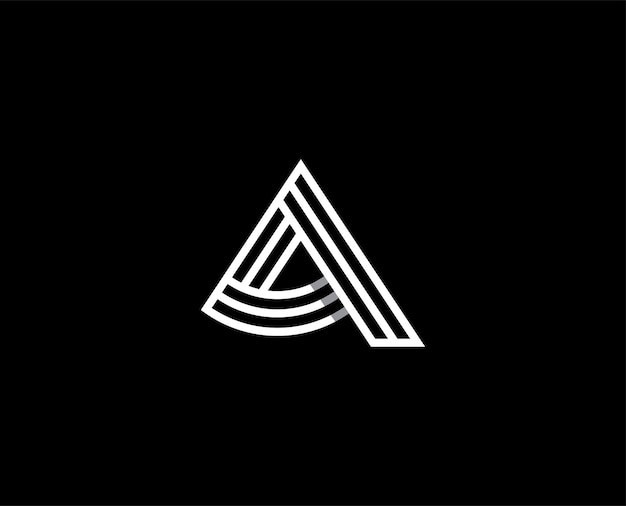 字母a抽象标志logo