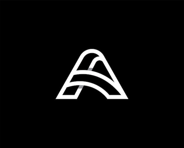 字母a抽象标志logo