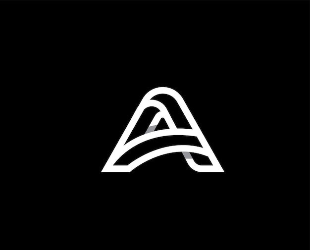 字母a抽象标志logo