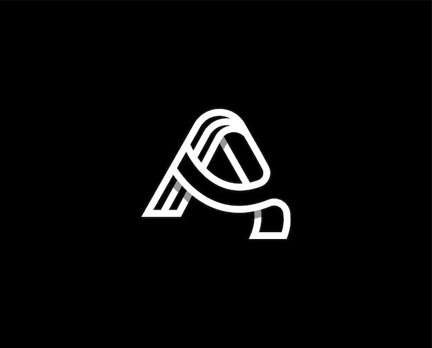 字母a抽象标志logo