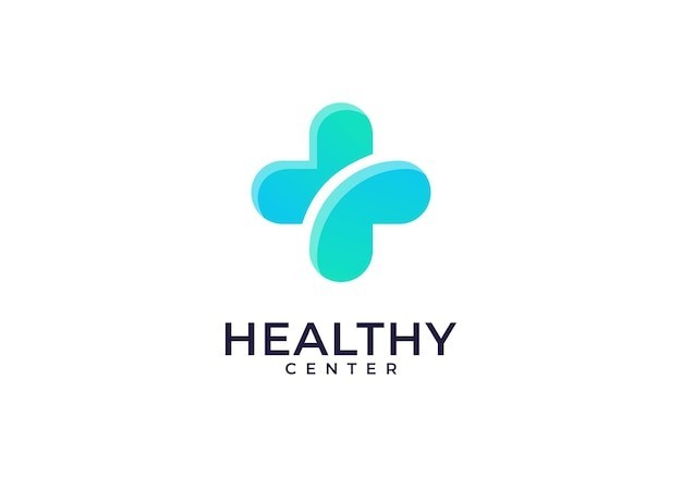 健康中心蝴蝶标志logo