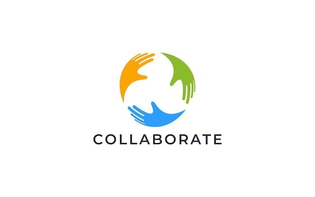 携手合作标志logo