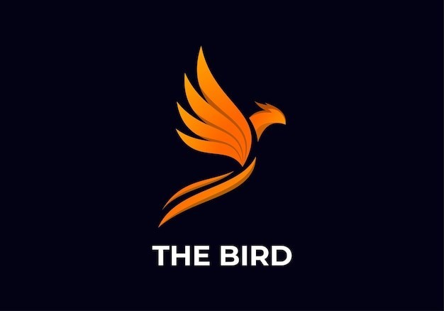 抽象飞鸟标志logo