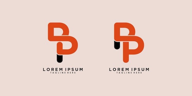 字母dp字母pp标志logo