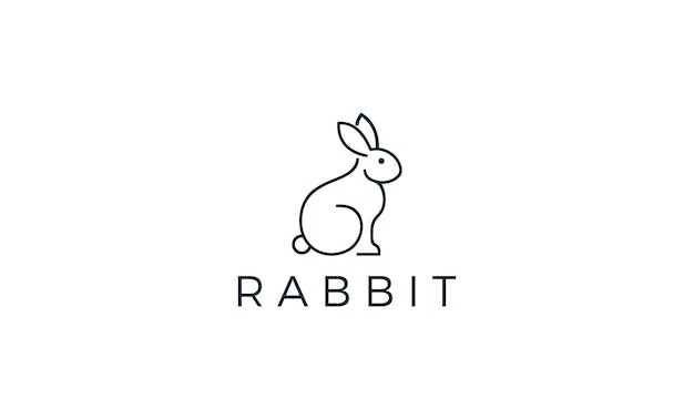 兔子标志logo