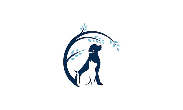 宠物狗猫宠物店标志logo