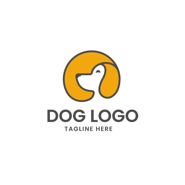 宠物店小狗标志logo