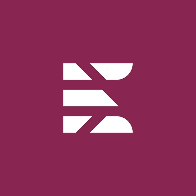 字母e数据统计分析标志logo