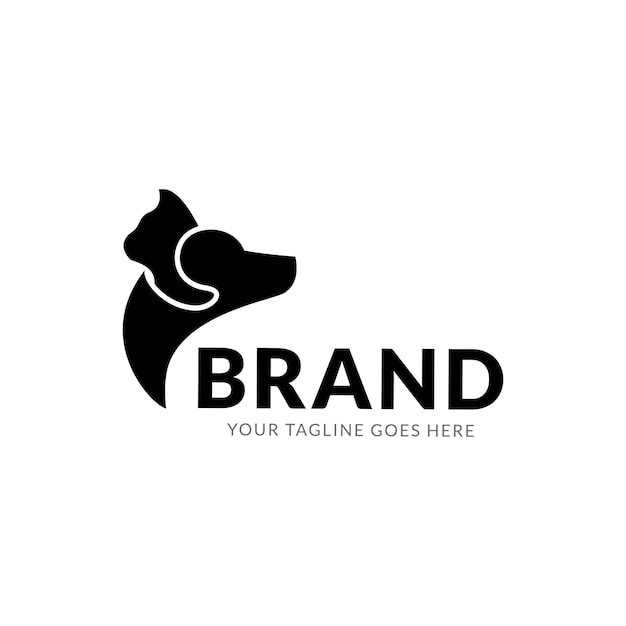 猫狗宠物医院宠物店标志logo