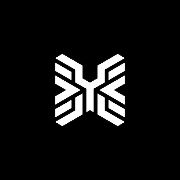 字母yx字母xy标志logo