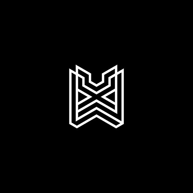 字母wx字母xw标志logo