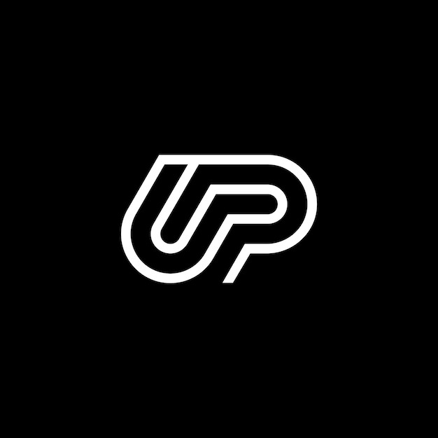 字母up标志logo