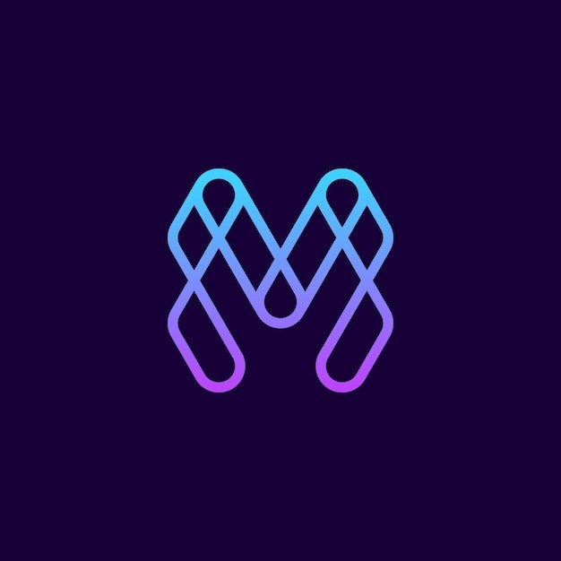 字母m互联网标志logo