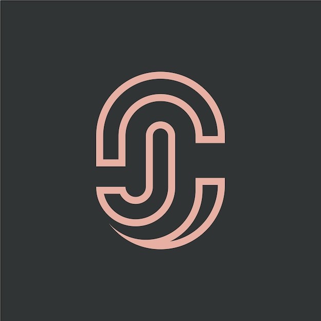 字母cj字母jc标志logo