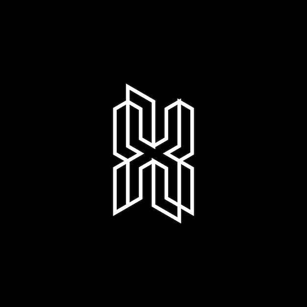 字母x标志logo