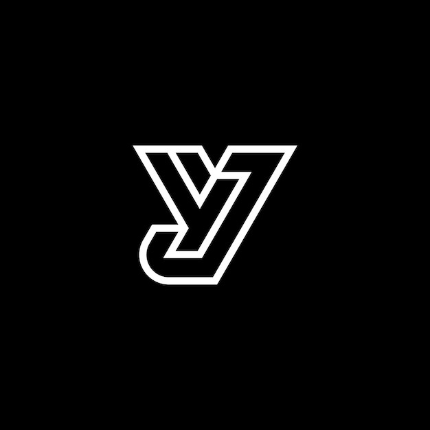 字母vj字母jv标志logo
