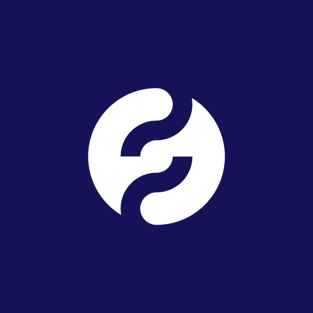 抽象旋转标志logo