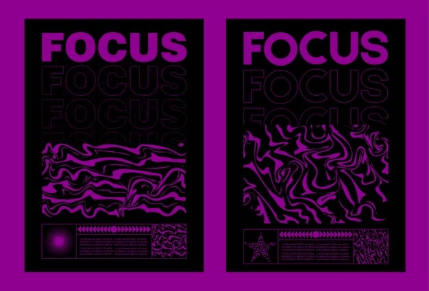 抽象液体纹理海报模板